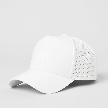alo Women's Performance District Trucker Hat - White