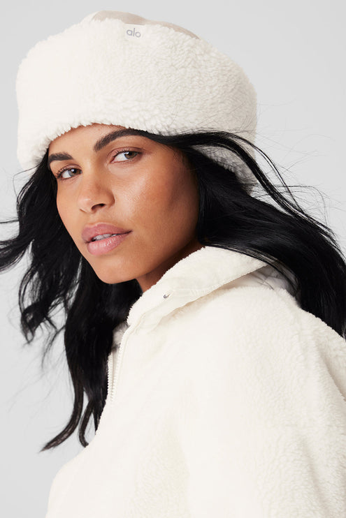 alo Women's Winterfun Zhivago Hat - Oat/Ivory