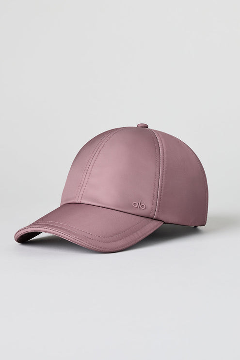 alo Women's Satin Off-Duty Cap - Smoky Quartz