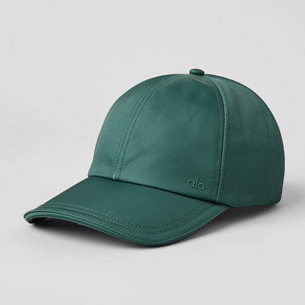 alo Men's Satin Off-Duty Cap - Winter Ivy