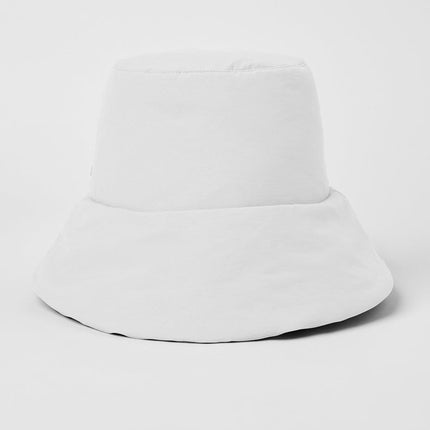 alo Women's Good Shade Puffer Bucket Hat - White