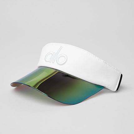 alo Women's Airlift Solar Visor - White