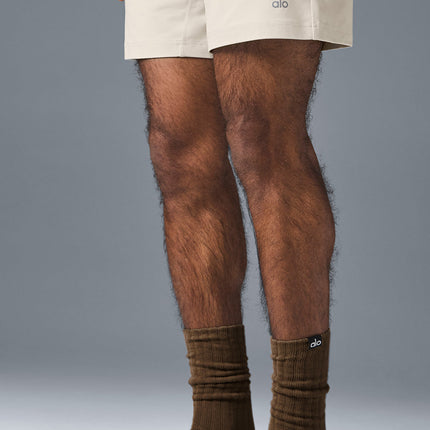 alo Men's Unisex Scrunch Sock - Espresso