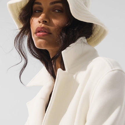 alo Women's Merino Wool Bucket Hat - Ivory