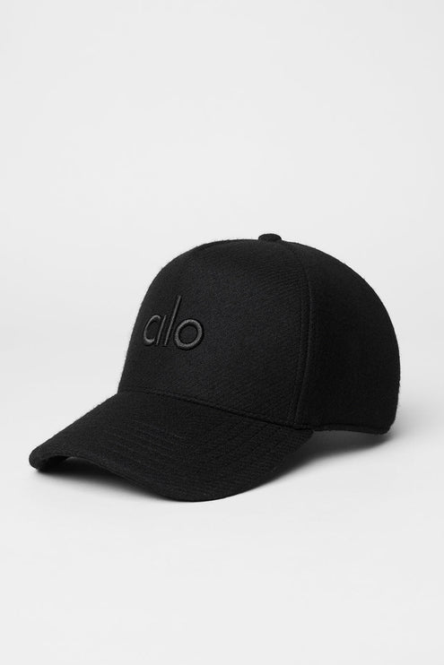alo Women's Wool District Trucker Hat - Black
