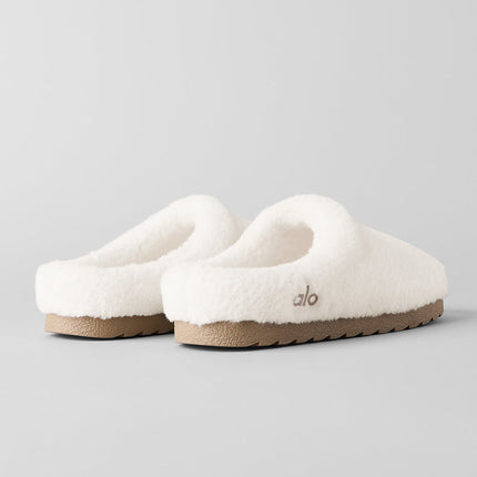 alo Shoes Sherpa Recovery Slipper - Ivory