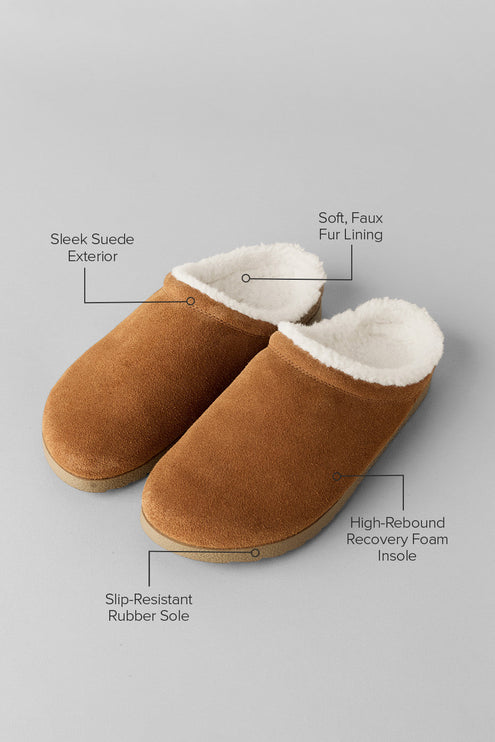 alo Shoes Recovery Slipper - Saddle/Ivory