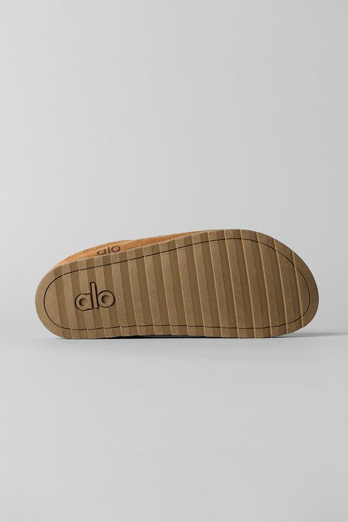 alo Shoes Recovery Slipper - Saddle/Ivory