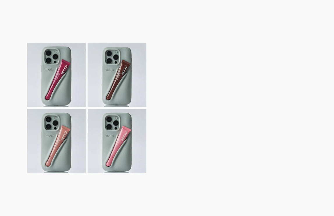 rhode lip case iPhone 14/15 Grey - Hemen Kargoda