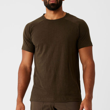 alo Men's Triumph Raglan Tee - Espresso