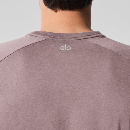 alo Men's Triumph Raglan Tee - Mushroom