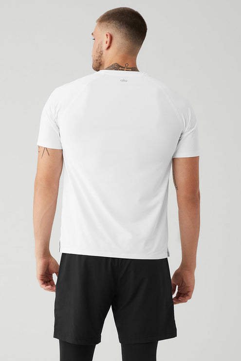 alo Men's Idol Performance Tee - White