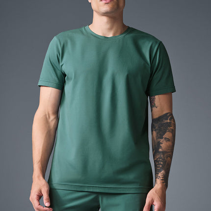 alo Men's Conquer Reform Crewneck Short Sleeve - Winter Ivy