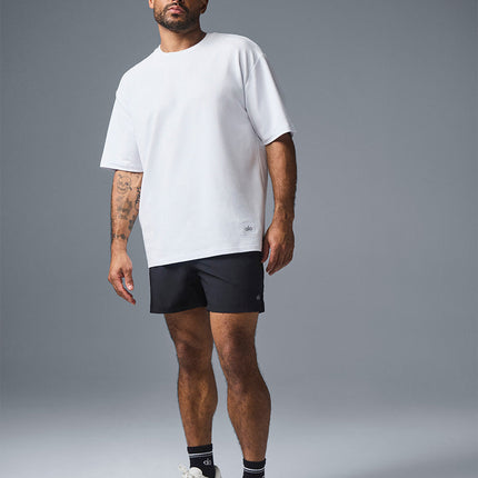 alo Men's Double Take Short Sleeve - White
