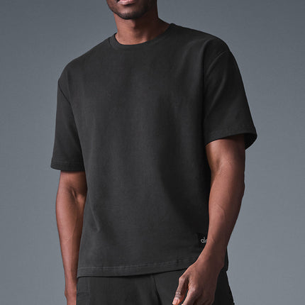 alo Men's Double Take Short Sleeve - Black