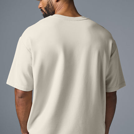 alo Men's Double Take Short Sleeve - Bone