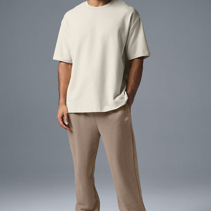 alo Men's Double Take Short Sleeve - Bone