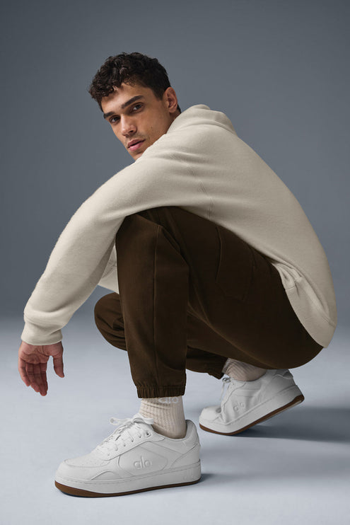 alo Men's Triumph Restore Hoodie - Bone