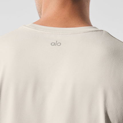 alo Men's Conquer Reform Crewneck Long Sleeve - Bone