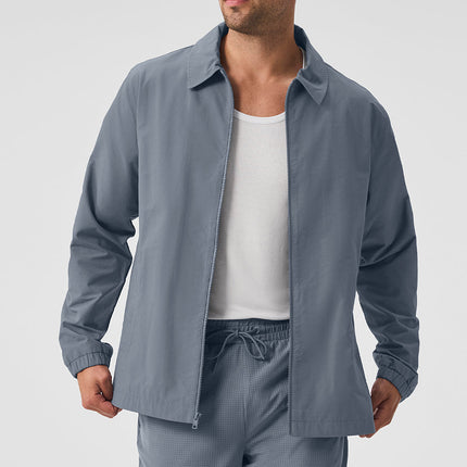 alo Men's Torrent Overshirt - Steel Grey