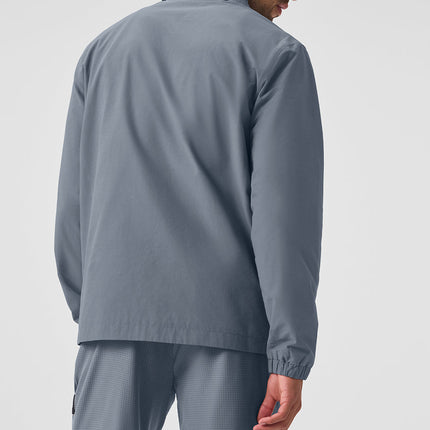 alo Men's Torrent Overshirt - Steel Grey