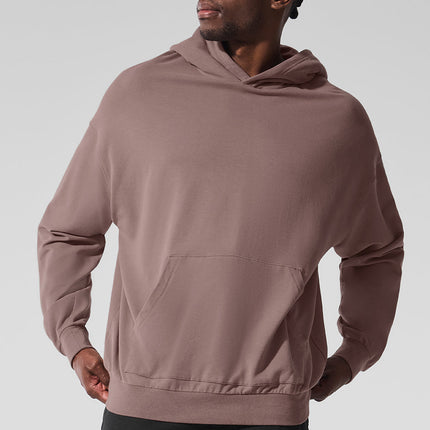 alo Men's Double Take Hoodie - Mushroom