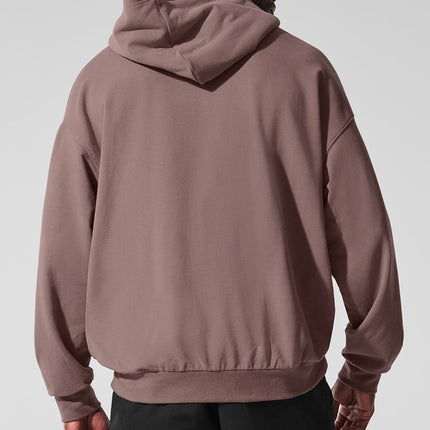 alo Men's Double Take Hoodie - Mushroom