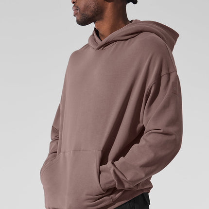 alo Men's Double Take Hoodie - Mushroom