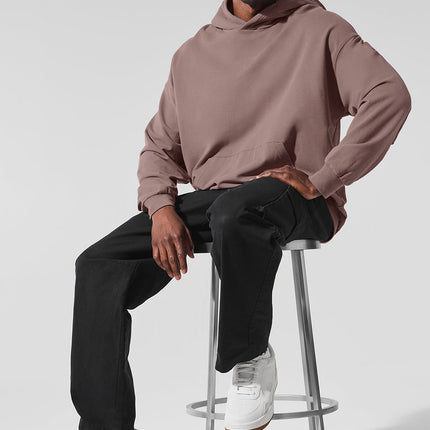 alo Men's Double Take Hoodie - Mushroom