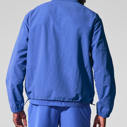 alo Men's Light Weight Takeaway Track Pullover - Marathon Blue
