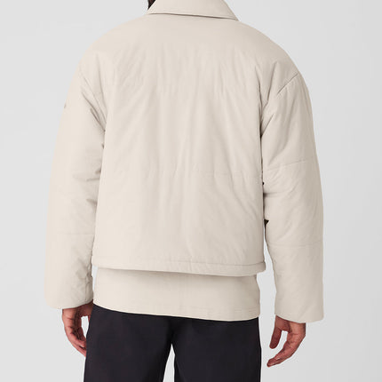 alo Men's Voyage Utility Cargo Jacket - Bone