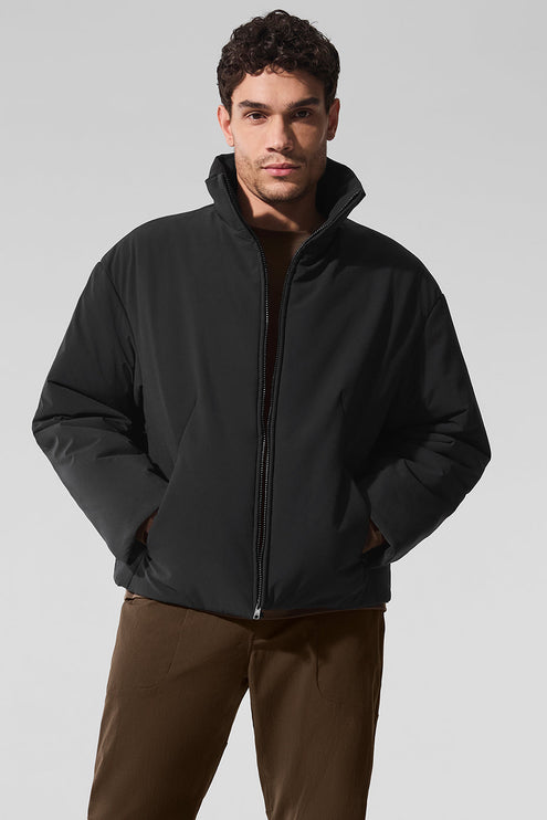 alo Men's Stretch Woven Notable Jacket - Black