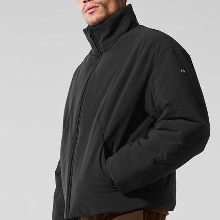 alo Men's Stretch Woven Notable Jacket - Black