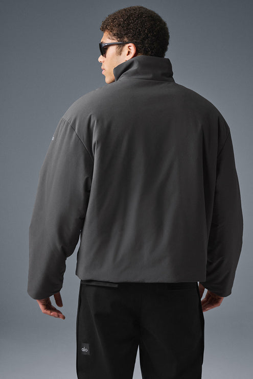alo Men's Stretch Woven Notable Jacket - Anthracite