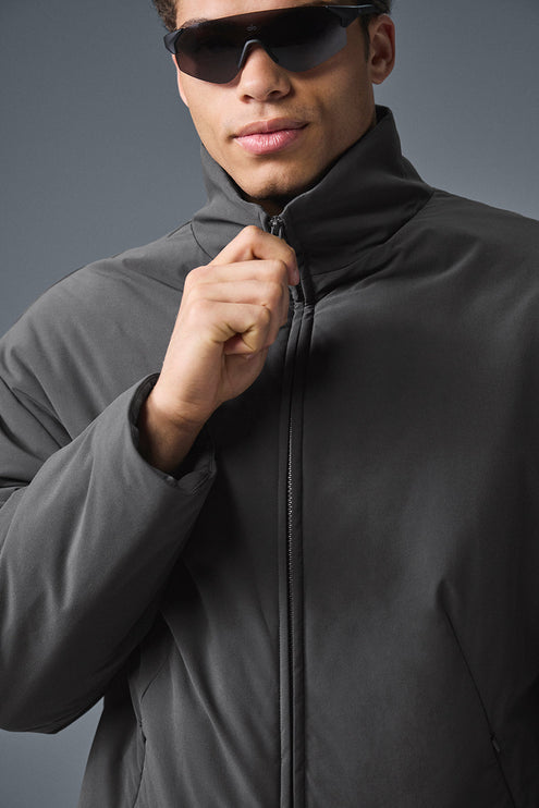 alo Men's Stretch Woven Notable Jacket - Anthracite