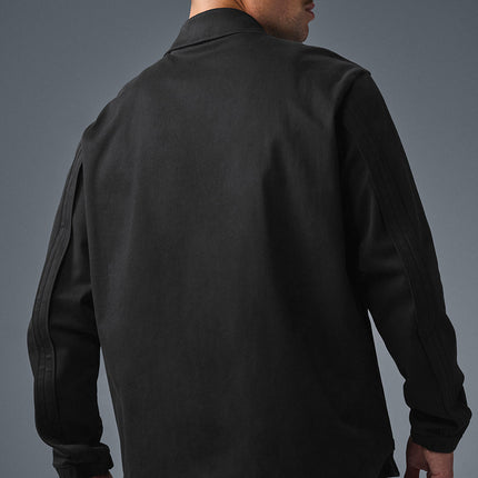alo Men's Edition Sueded Jacket - Black