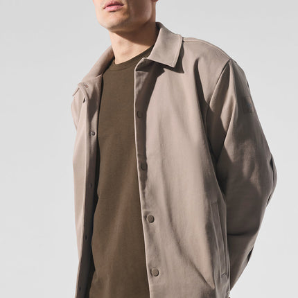 alo Men's Edition Sueded Jacket - Gravel