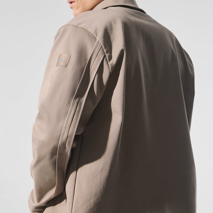 alo Men's Edition Sueded Jacket - Gravel