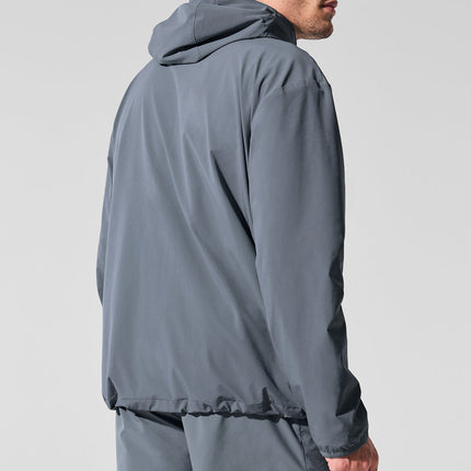 alo Men's Performance On-The-Go Jacket - Steel Grey