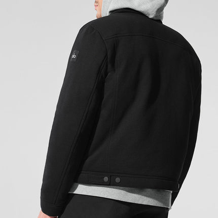 alo Men's Ease Trucker Jacket - Black