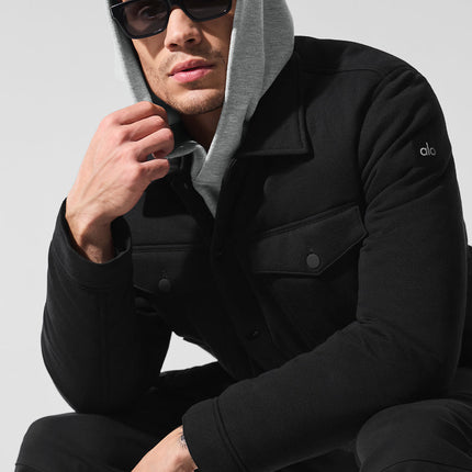 alo Men's Ease Trucker Jacket - Black
