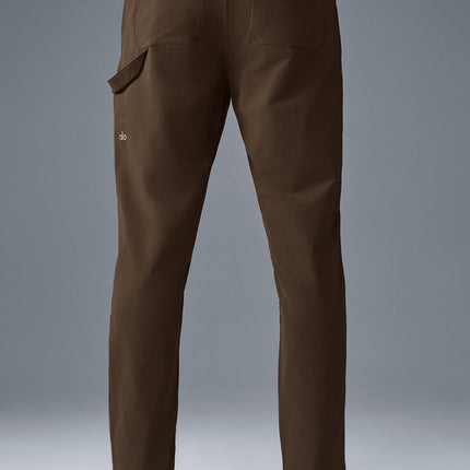 alo Men's Co-Op Carpenter Track Pant - Espresso