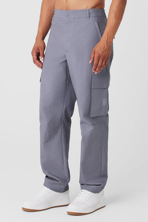 alo Men's Cargo Ripstop Trouser - Fog