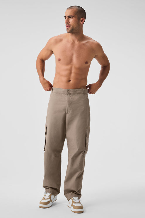 alo Men's Cargo Ripstop Trouser - Gravel