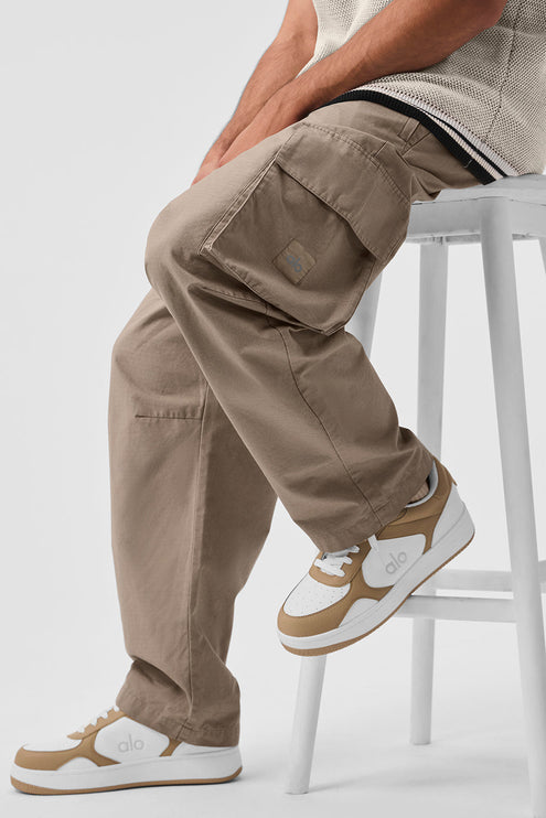alo Men's Cargo Ripstop Trouser - Gravel