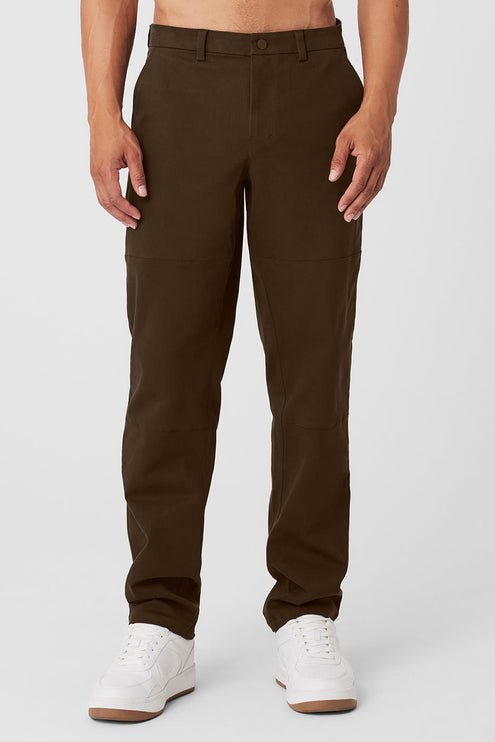 alo Men's Edition Sueded Pant - Espresso