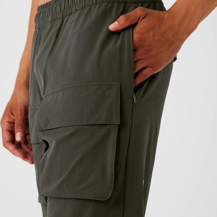 alo Men's Cargo Venture Pant - Stealth Green