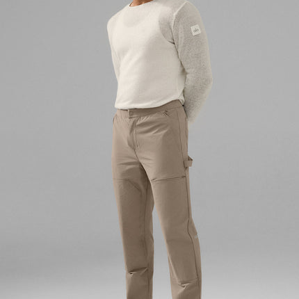 alo Men's Co-Op Carpenter Track Pant - Gravel