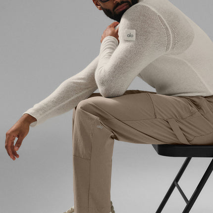 alo Men's Co-Op Carpenter Track Pant - Gravel