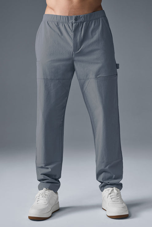 alo Men's Co-Op Carpenter Track Pant - Steel Grey